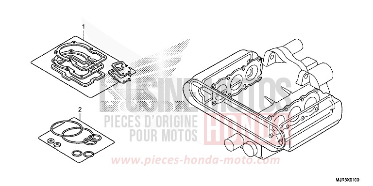 TROUSSE DE JOINT A de F6C "Valkyrie" GRAPHITE BLACK (NHB01) de 2015